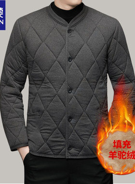 冬装外套内胆棉衣弹力棉服男
