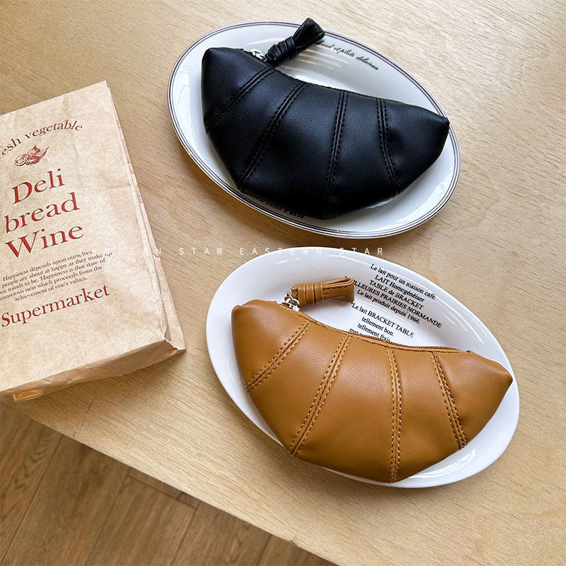 mini迷你牛角包简约小众质感可颂包饺子包大容量零钱包ins短款,箱包皮具/热销女包/男包,钱包,淘宝优惠券,粉丝福利购,淘宝优惠卷