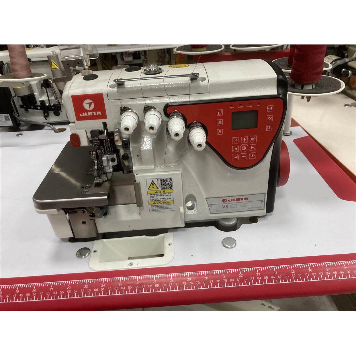 川田电脑锁边机四线全自动包缝机自动剪线拷边机工业包边机码边机