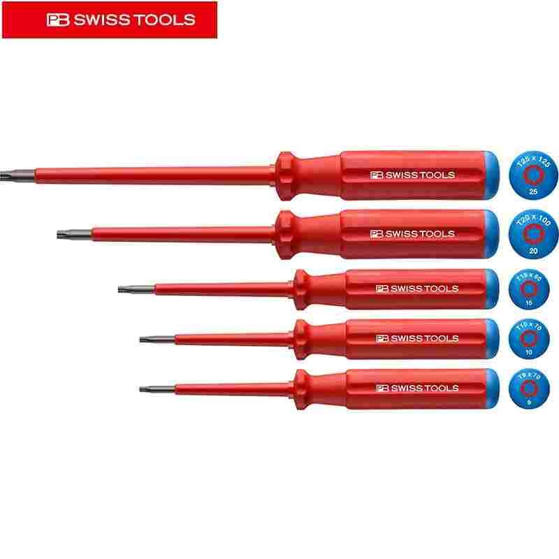 PB梅花绝缘螺丝刀瑞士进口星型电工改锥T5T6T8T10T15T20T25T30