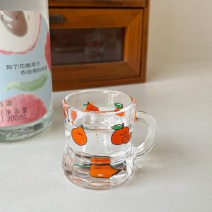 酒杯酒杯玻璃杯家用一子烧小号可爱口杯创意加厚聚会女生酒盅套装