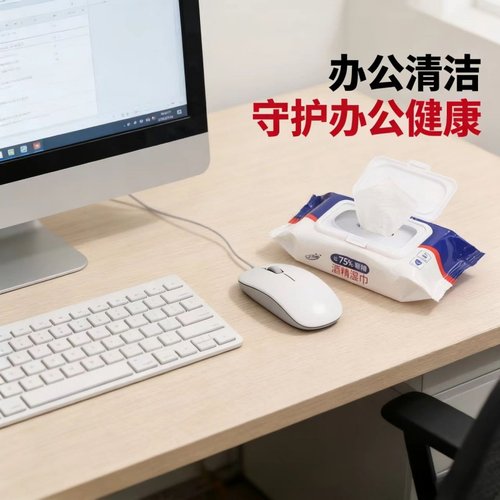 津昊75型日常消毒酒精清洁小湿巾