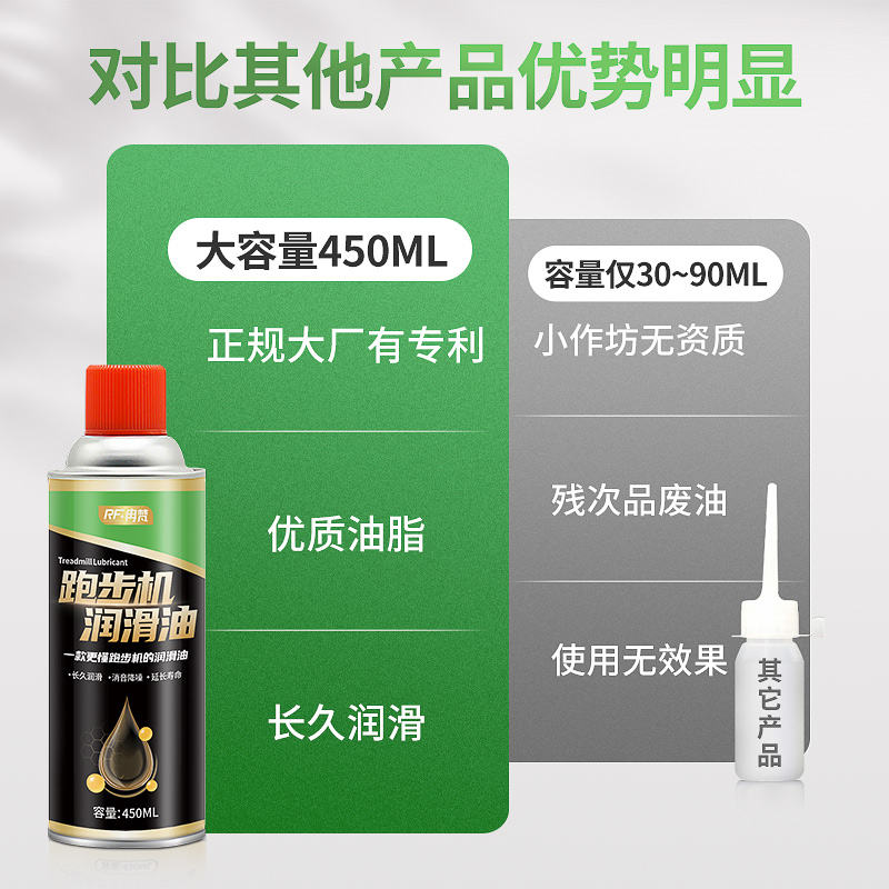 跑步机润滑油亿健易跑带专用舒硅油健身器材配件家用通用保养油华