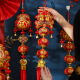 新年过春节小灯笼2024龙年装 饰红色户外连串挂饰搬家仪式 布置挂件