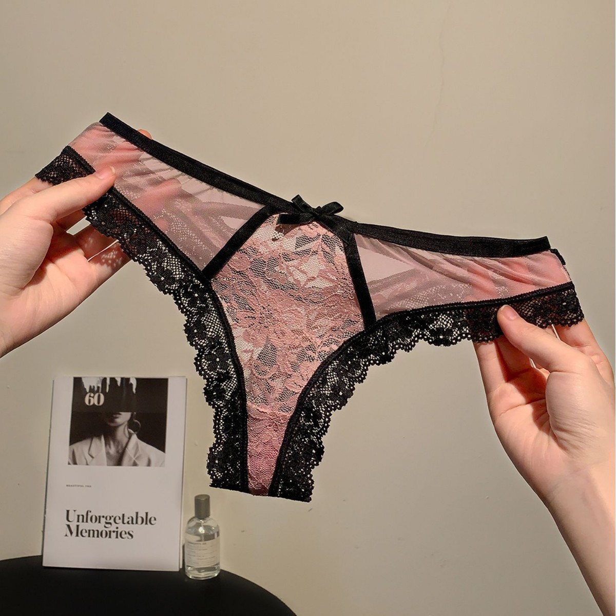 热辣2025新款法式性感蕾丝内裤女