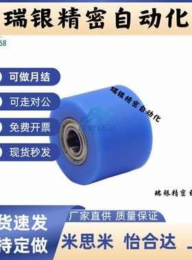 替代怡合达QAC71-D60-d15-L40树脂包胶滚轮 直柱型/法兰型