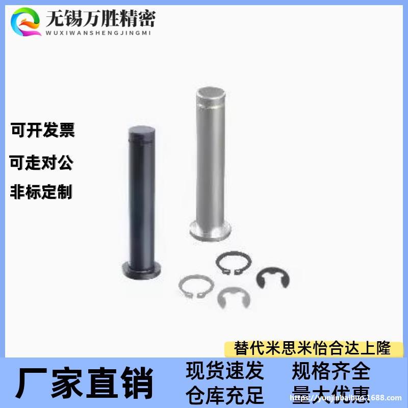 带肩扣环固定型铰链销SHCCG SHCDG3 4 5 6 8 10 12平头带槽销轴