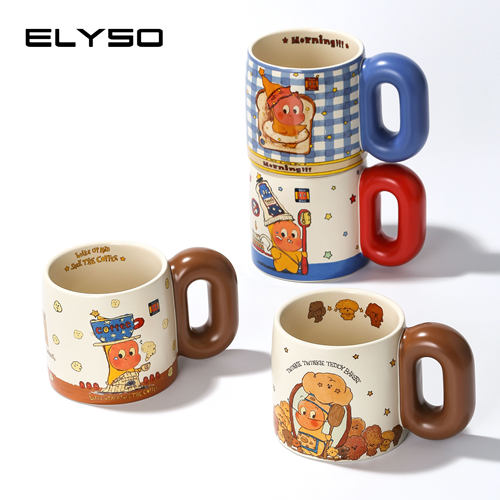 ELYSO星星人情侣马克杯礼物