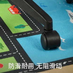 卡通儿童房地毯家用客厅幼儿园早教跳房子游戏R阅读区学习椅地垫