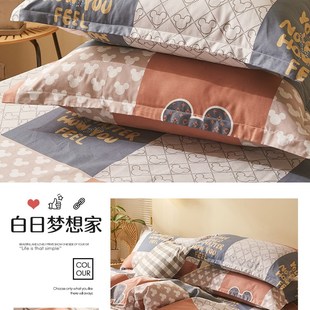 48ux74cm双人家用加厚儿童乳胶枕头芯内胆套 2TCU枕套100一对装