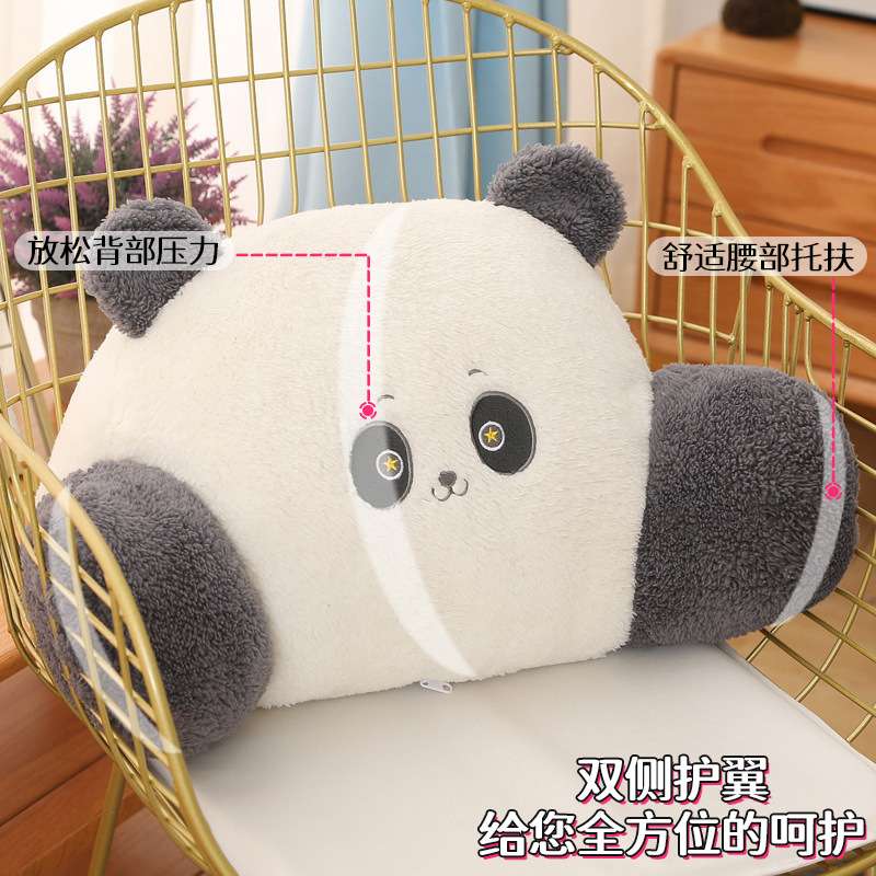新款毛绒玩具抱枕大号沙发靠垫睡觉专用护腰卡通动物玩具公仔