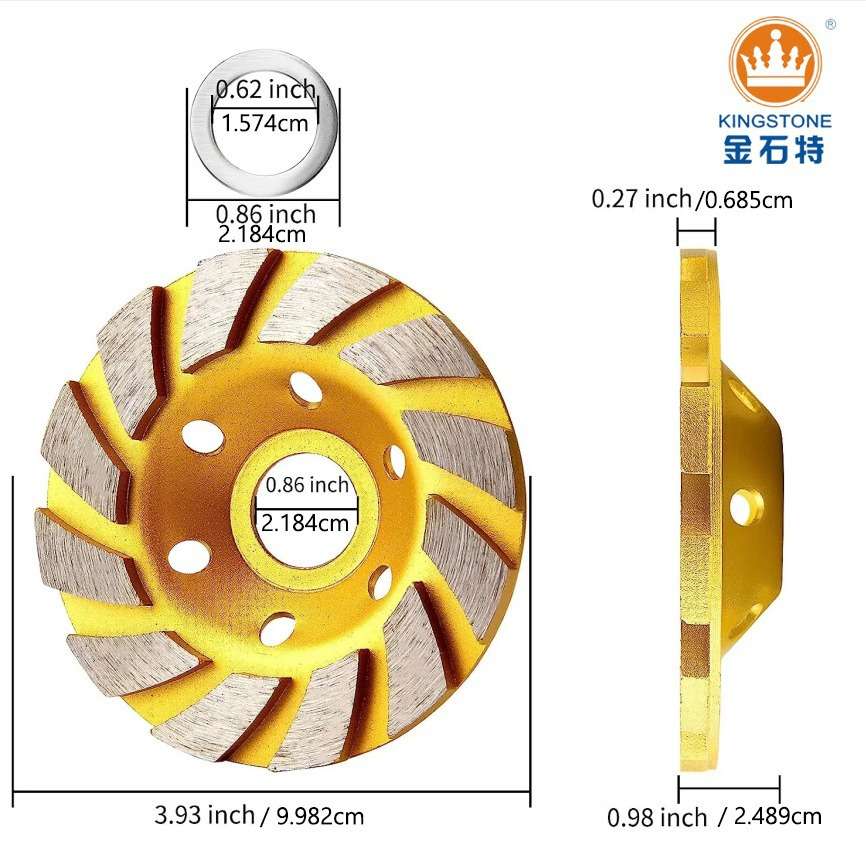 水泥石材混凝土打磨片双排磨轮磨盘杯盘碗磨片金刚石磨片