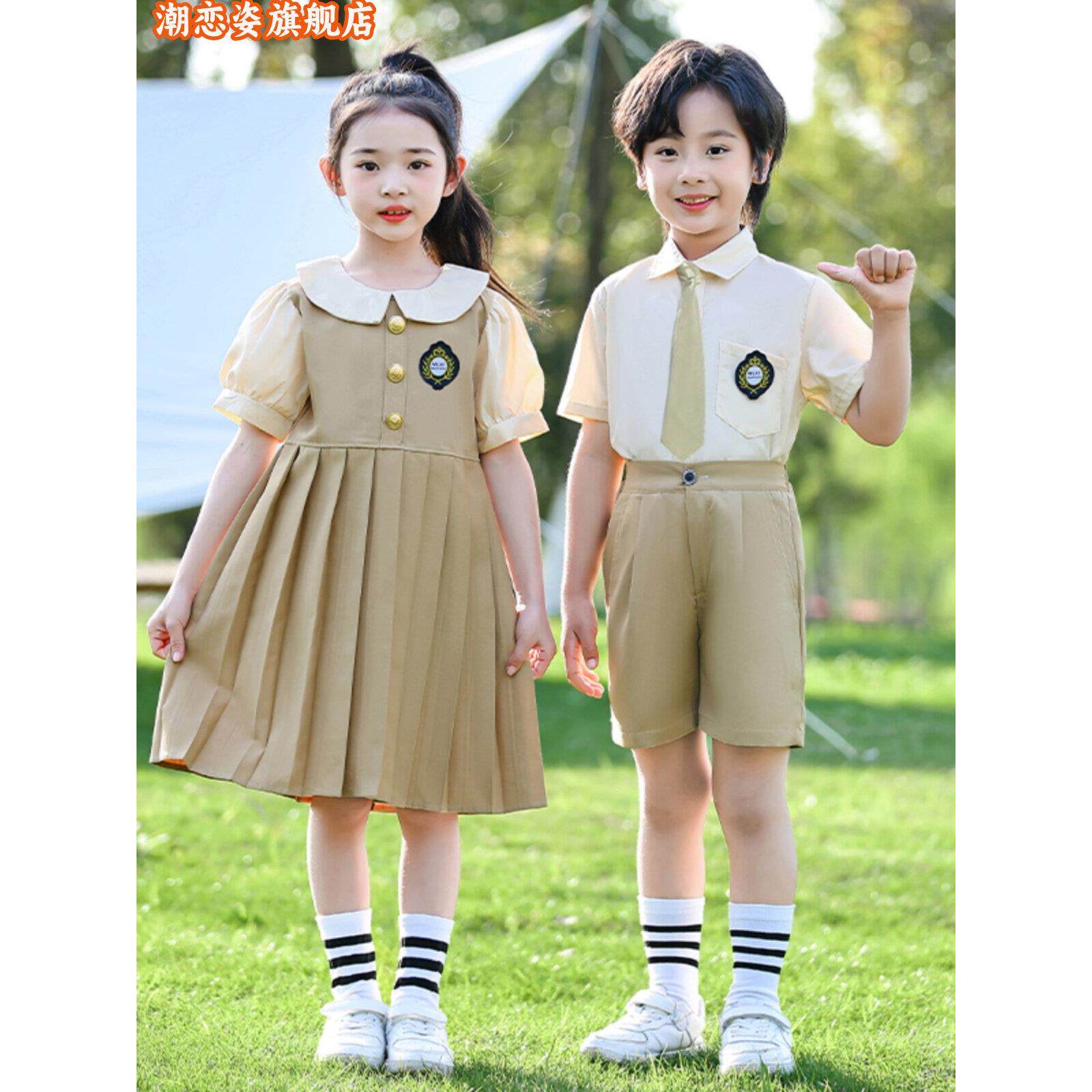 英伦学院风小学生班服校服幼儿园园服大班毕业典礼拍照表演出服装