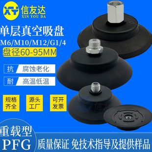 1.25 M10 1.5 1.0 单层真空吸盘重载型PFG M12
