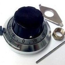 46MM电位器锁定 B2精密刻度盘锁定 可调电阻多圈锁定 带开关旋钮