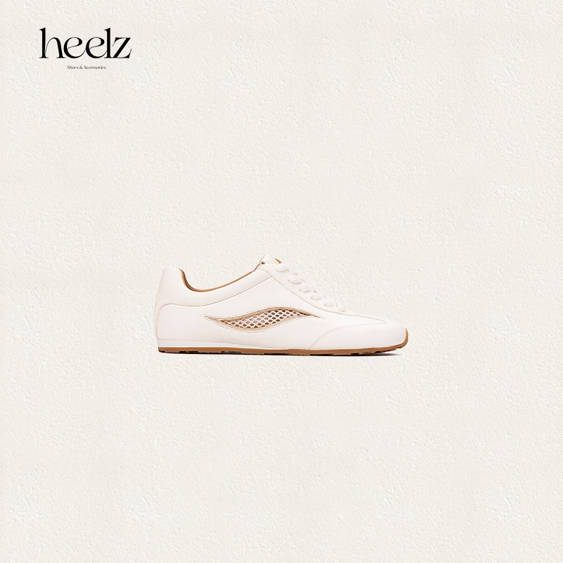 heelz竹叶牛皮透气德训鞋0.8公分