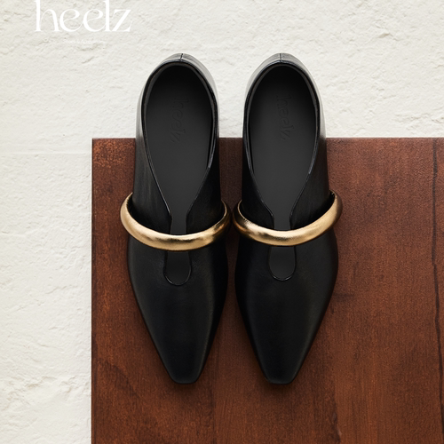 heelz金条U口羊皮奶奶鞋1.5cm