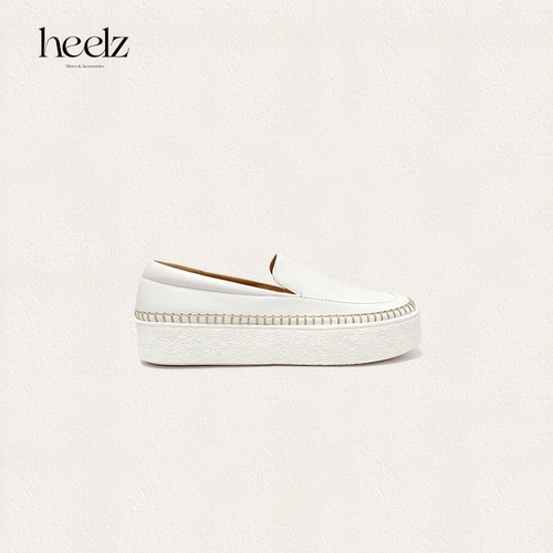 【法兰克乐福】heelz设计师手工鞋履｜牛皮编织厚底乐福鞋3.5公分