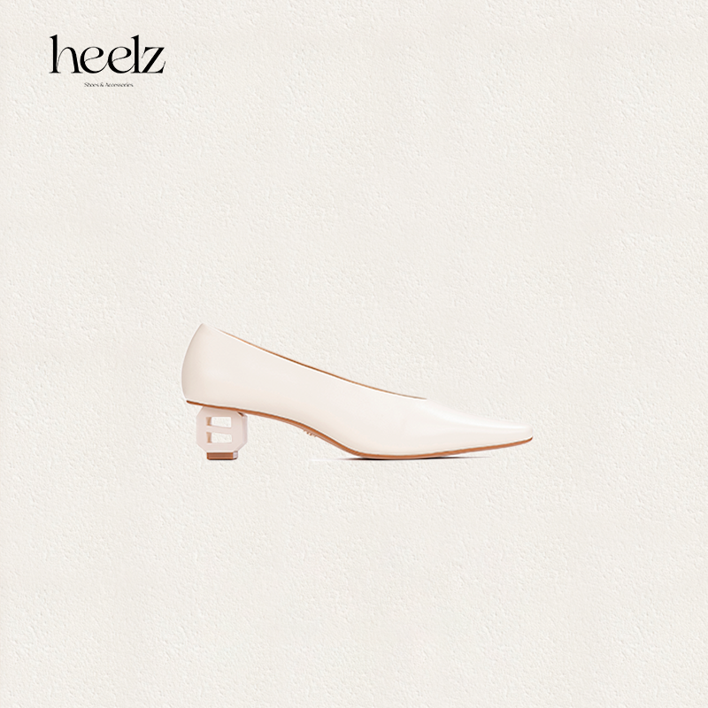 heelz设计师手工鞋履 ｜H灯笼跟羊皮鸭嘴奶奶鞋45mm