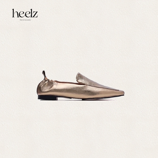 heelz设计师手工鞋履 |芭蕾乐福鞋羊皮软底10mm