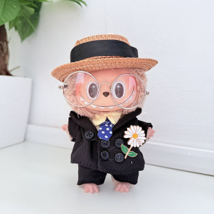 仅衣服] 一二三代Labubu衣服挂件拉布布坐坐娃衣志龙西装明星爆款