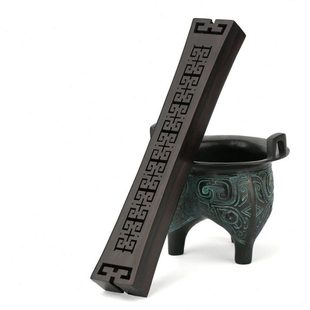 黑檀木卧香盒线香炉香薰盒 实木质檀香熏香炉线香底座 焚香托香插