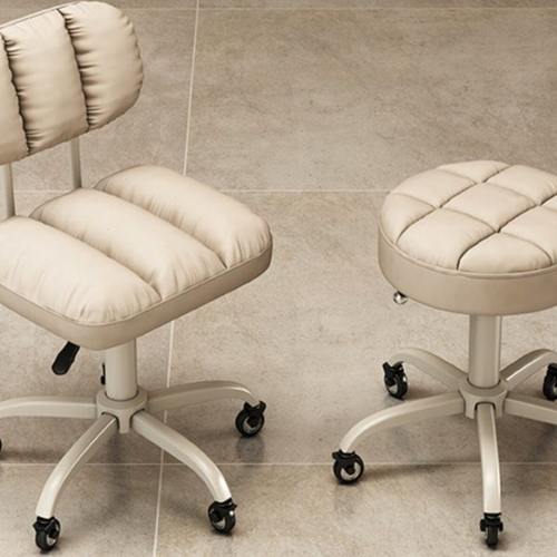 美容凳子美发大工凳化妆靠背椅理发店升降椅旋转滑轮美容院专用凳
