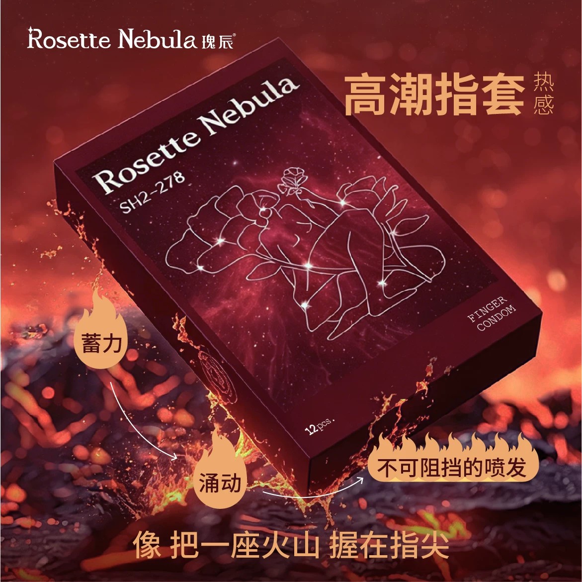 瑰辰高潮热麻指套le手指套les指套情趣一次性拉拉成人女颗粒超薄图片