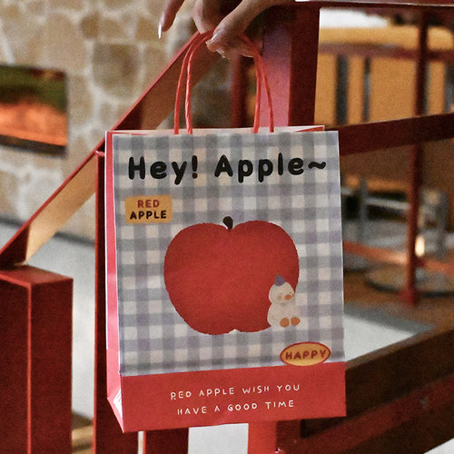 加厚咖啡奶茶打包袋外卖手提袋