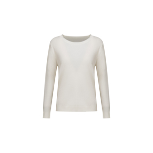 【绵雅逸致】100美丽诺羊毛48支精纺圆领套头毛衫WT43FFU003