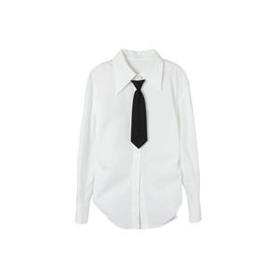 领带衬衫 50支微弹高密锦棉收腰式 W23AC2027 高阶白衬衫