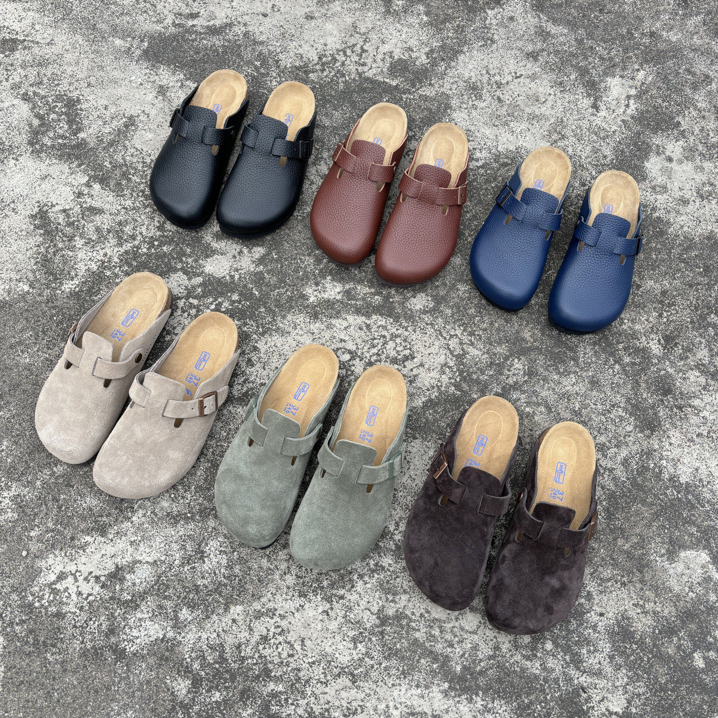 外贸牛皮勃肯鞋女皮带扣包头拖鞋外穿懒人鞋软木底休闲百搭博肯拖,女鞋,勃肯鞋/软木鞋,淘宝优惠券,粉丝福利购,淘宝优惠卷