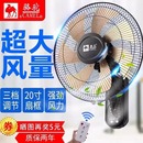风扇省电风扇家用饭店宿舍大风力遥控墙壁挂扇铝叶 骆驼壁扇挂壁式