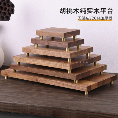 胡桃木底座摆件多尺寸