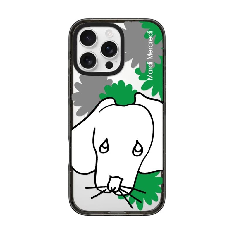 caseti联名Mardi Mercredi腊肠狗雏菊适用苹果iPhone16ProMax15plus14 13 12 11手机壳MagSafe磁吸镜面华强北