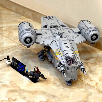 拼图拼搭75331星球大战曼达洛人巨大型剃刀冠号拼装中国积木周边