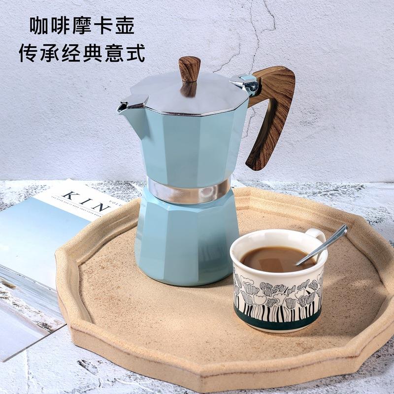 精品咖啡壶加厚欧式八角壶手冲咖啡摩卡壶冷萃取壶煮咖啡工具