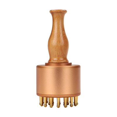 黄铜艾炙刷手柄揉腹带脉刷