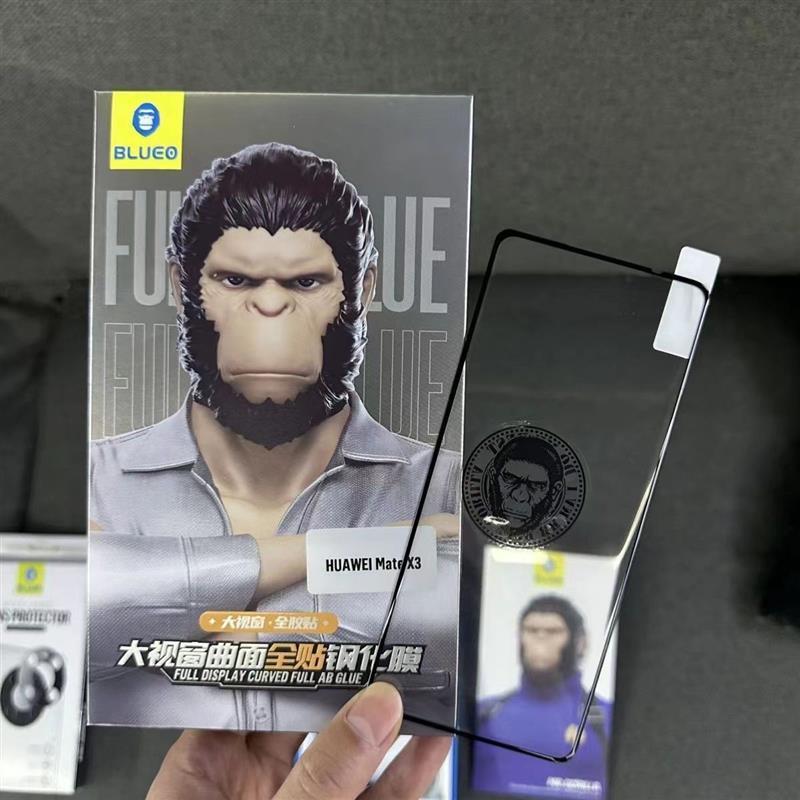 适用华为Mate60pro全胶钢化膜Pura70Pro曲面膜X3/X5手机膜40pro全屏膜50RS保时捷高清膜荣耀Migic6猩猩膜