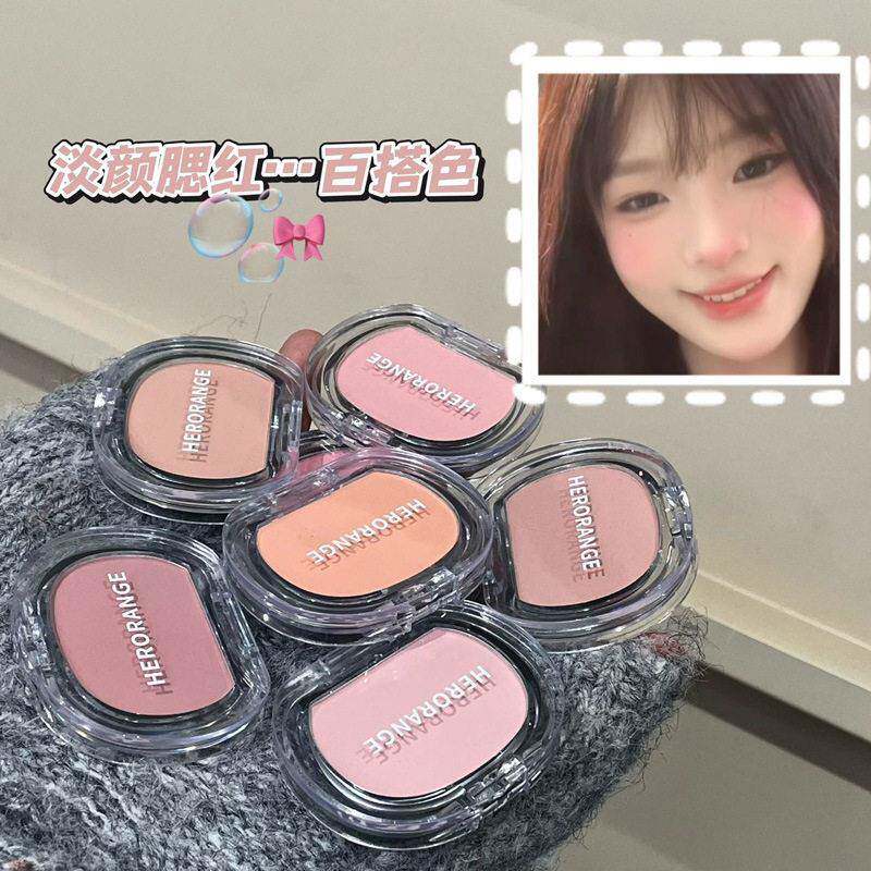 韩囸大牌正品绮梦云柔蜜意腮红哑光裸妆自然持久修颜膨胀色腮红