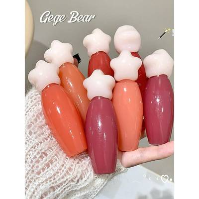 正品高颜值裸色唇蜜镜面嘟嘟速