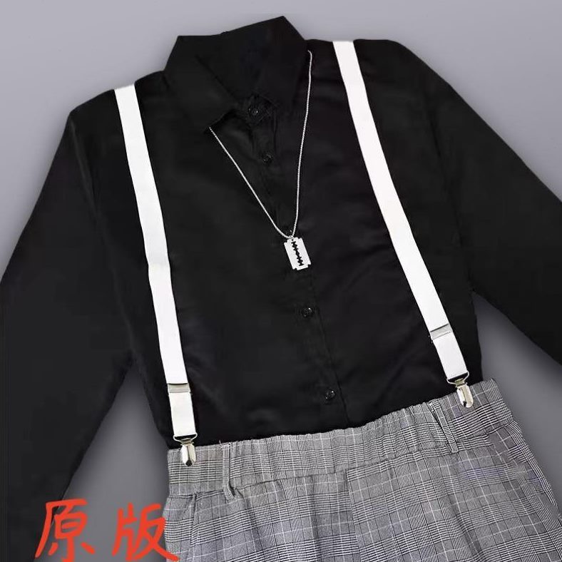 同款小黑u儿童毛衣i你太美学生nk子背带裤衣服cos服蔡徐坤套装鸡