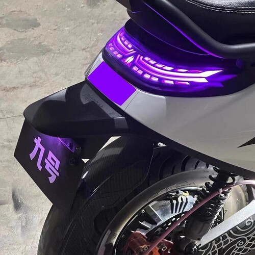 适用于九号电动车车牌照灯E100M95c m85c改色膜N85c车头Mmax90F90