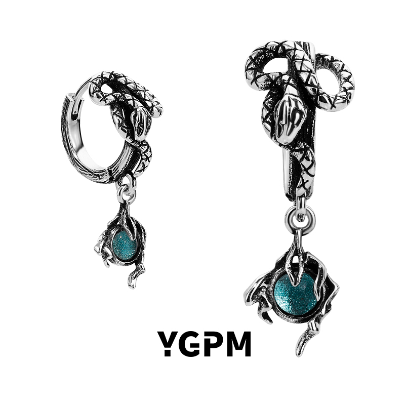 YGPM暗蛇耳环女2025新款爆款