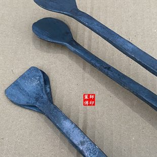 钳大头打钳烧饼钳钳钳饼口钳铁垃圾锅盔扁夹钳手工筒荆州夹子火钳