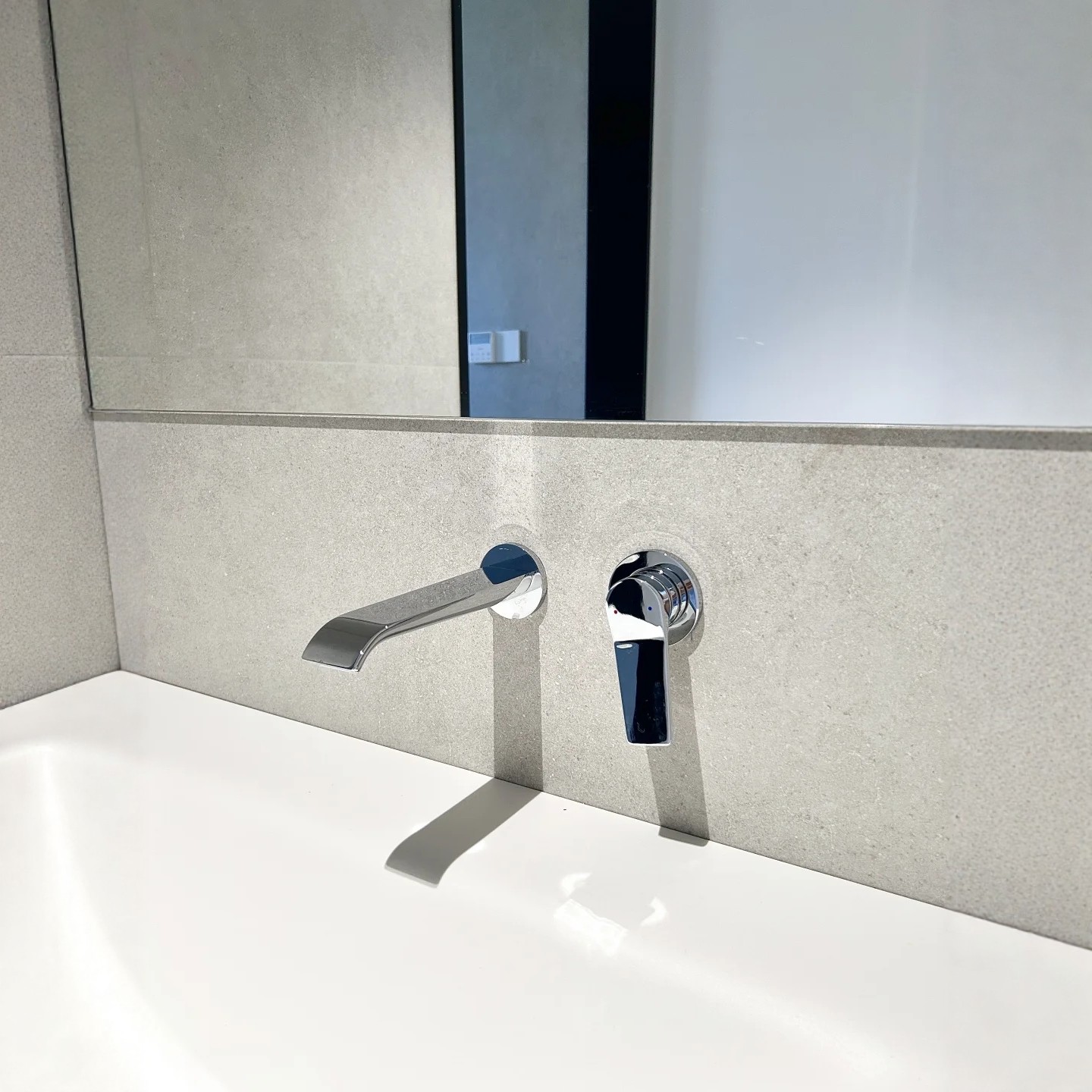 极简全铜暗装内嵌入墙式隐藏预埋热熔一体瀑布墙出水冷热面盆龙头,家装主材,面盆龙头,淘宝优惠券,粉丝福利购,淘宝优惠卷