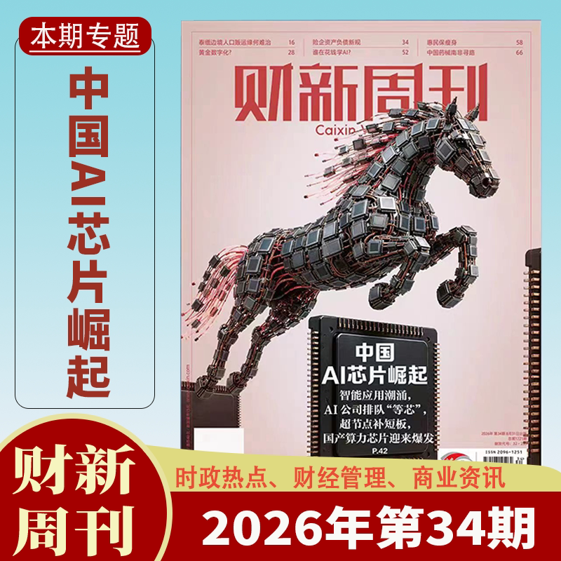 【送2本】财新周刊杂志2025年1-47/48期1-12月中药注射剂大考/AI投资革命 财新人物志时政热点追踪财经杂志商业财经新闻期刊杂志