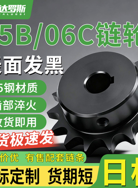 SP35B06C链轮齿轮成品孔9 10 12 15 20 21 25 30 35 40 VLD02-35