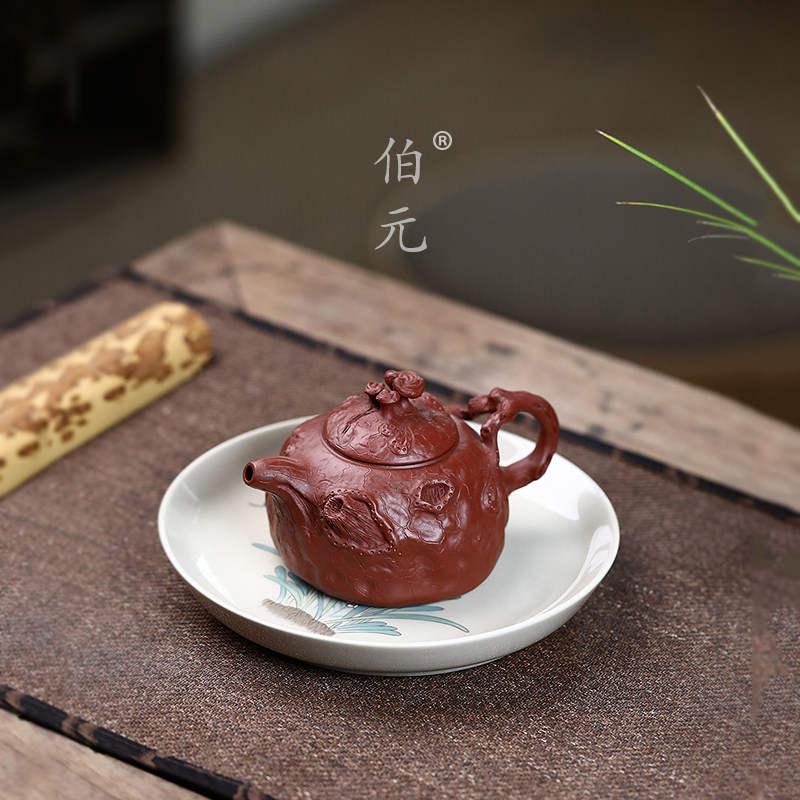 手工灵芝供春伯元紫砂中式