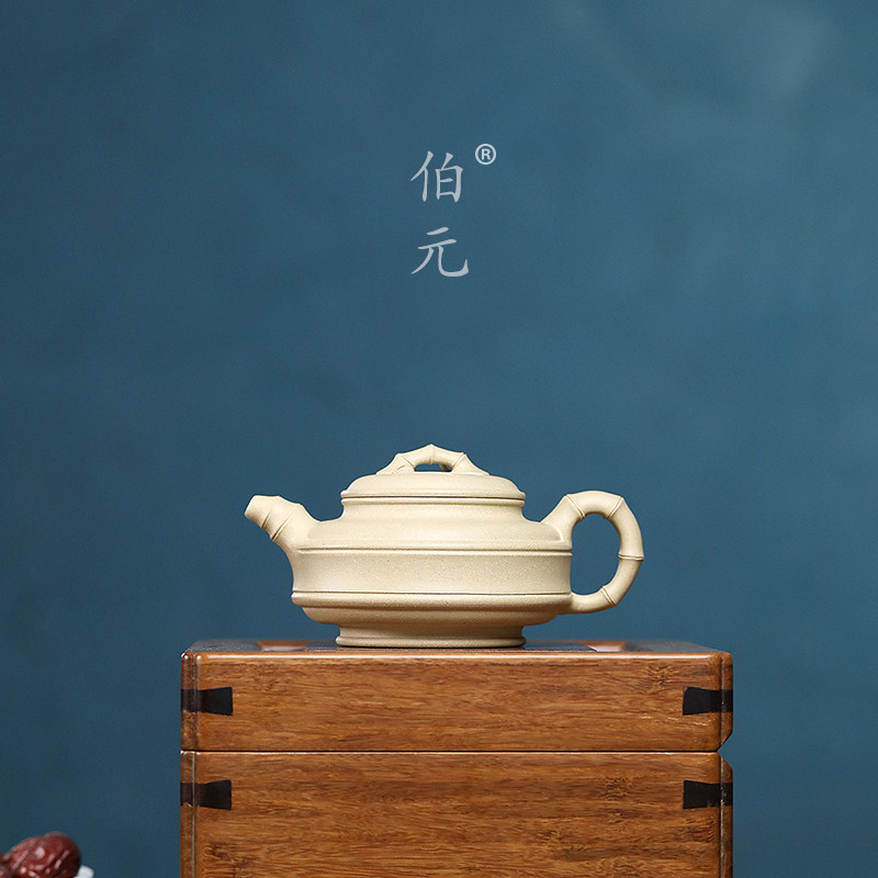 手工双线竹鼓伯元紫砂中式